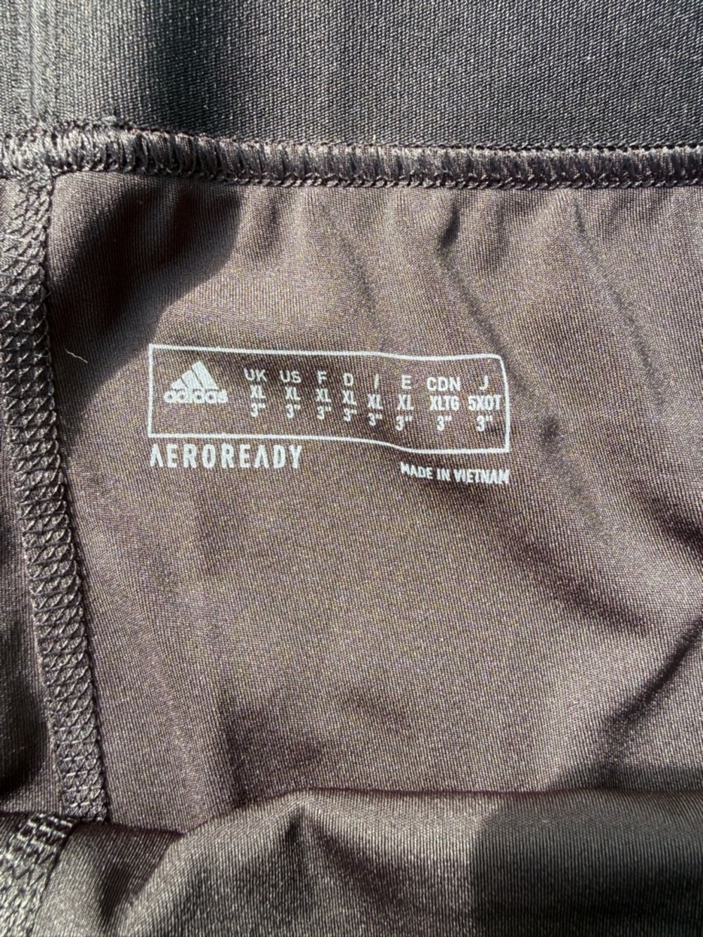 NC State Adidas Aeroready Performance Line Black Stretch Training Shorts NWT - Picture 4 of 5
